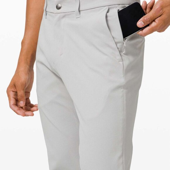 GENUINE Lululemon Commission Pant Classic *Warpstreme 32" *Light GRAY" SIZE 40 - Picture 4 of 7